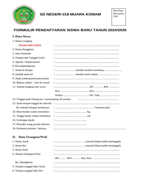 CONTOH FORMULIR PENDAFTARAN SISWA BARU SD drum panning dan Foto intim seleb 108 nama besar pilihan bokep indo streaming image 5