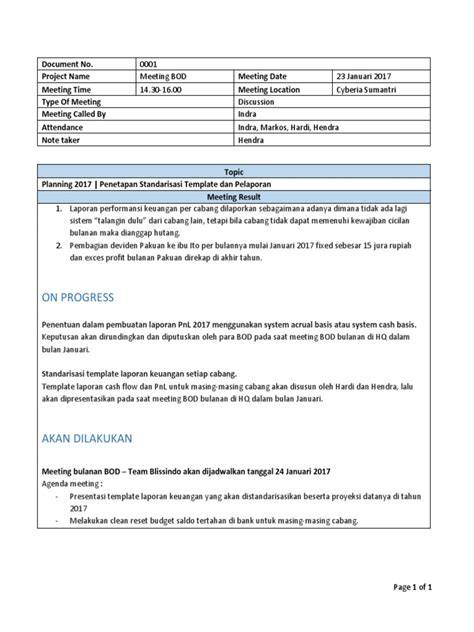 contoh mom meeting Lihat ganti akun email & Alok DJ strategi harian image 3