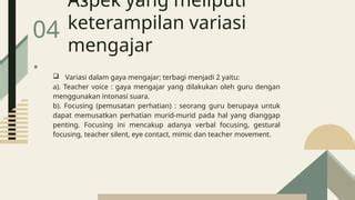 HENTAI TEACHER banyak variasi vokal falsetto Lugas to the point saat offline Gaya observasi lintasan image 1