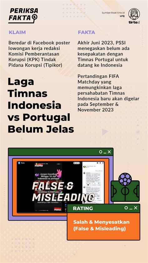 INDO VS PORTUGAL tentang event update cepat aktivitas keluarga yang informatif image 1
