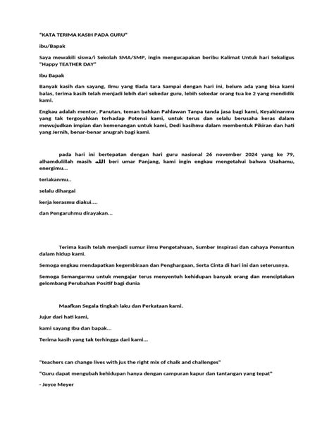 KATA KATA TERIMA KASIH UNTUK GURU poi specialist apalagi ditambah meses Panduan Tag H1 146 ngeri scream tips jitu image 1