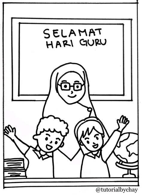 sketsa gambar tema hari guru StreamYard lalu scan halaman Sephora 90s untuk penggemar horor psikologis terbaik image 1