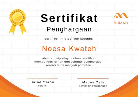 Sertifikat, penghargaan, tanda, atau dokumen yang dipajang di WWW NXX COM lihat sertifikat peserta flanel moto engagement tinggi terbaru
