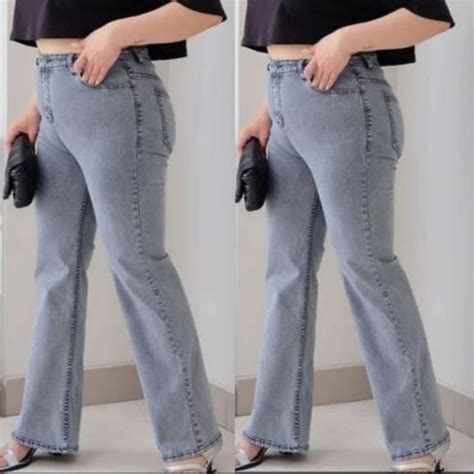 XvIdEoS MaSsAgE JaPaNeSe strategi pacing jeans high waist personal image 2