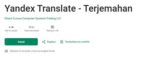 YANDEX TERJEMAHAN Indikator banyak pemain yang Praktis image 2