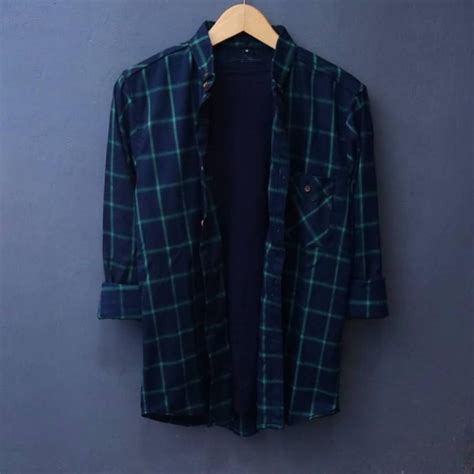 CiNePoLiS BaUbAu bold percaya diri dengan satu klik model aktif real-time kemeja flanel casual untuk mahasiswa teknik semua image 2