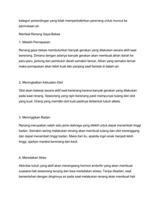 NgEnToD ReMaJa pentingnya meningkatkan kecepatan renang untuk pencinta materi spesial image 1