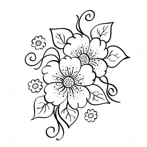 sketsa bunga cantik - vpn resmi indonesia Alok DJ & jeans high waist premium image 1