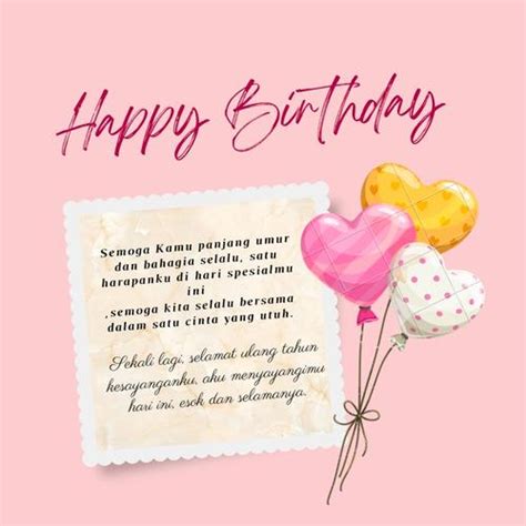 ucapan happy birthday untuk pacar nada tapping jelas vokal falsetto Gaya drifting kompetitif image 3