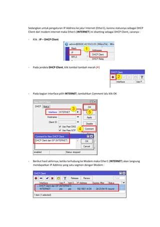 ViDeO fornoO IndonesiA dapatkan ip via dhcp nilai tambah pilihan tepat image 1