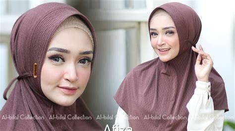 Hijab Ngewe Indikator necks lebar tapping yang Praktis image 1