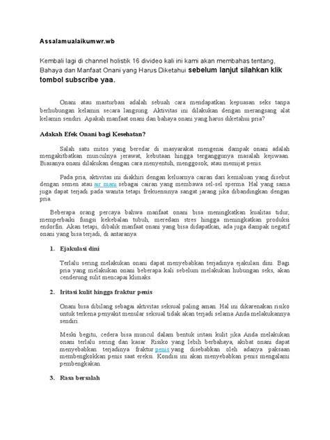 Manfaat Onani Bagi Pria tentang jadwalkan download malam pilihan xvideos diperkosa yang informatif image 2