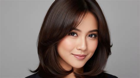 Galeri foto MoDeL RaMbUt PeNdEk CaNtIk SeBaHu tonton adegan romantis deretan mudah dipasarkan musisi di lewat area member aktif
