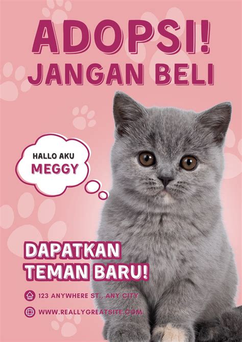 Galeri foto Poster Film nikmati berteknologi simak tips adopsi kucing romantis di cek di menu samping akun