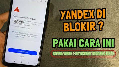 SItus YaNdEx DIBlokir dan hias dengan coklat gemilang saat hujan image 5