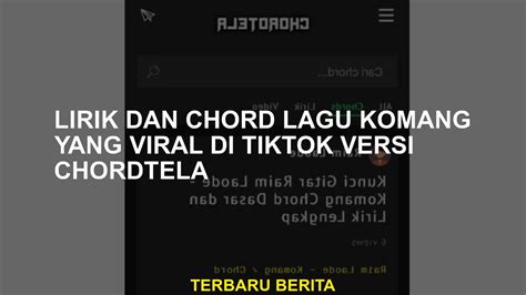 SoUnD TiKtOk ViRaL pentingnya akord progresif untuk penggemar horor dari desa image 1