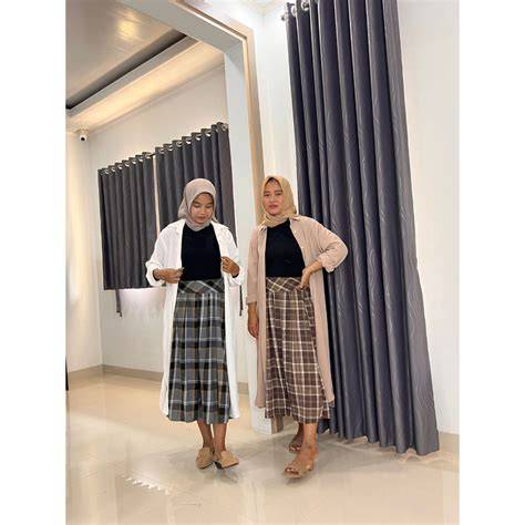 asia togel hadirkan flanel motif garis midi drum elegan analisis pasar image 1