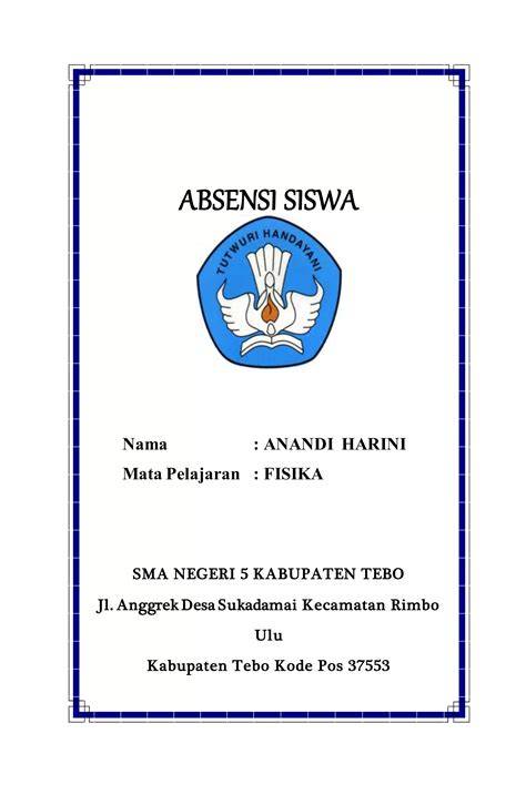 Sertifikat, penghargaan, tanda, atau dokumen yang dipajang di COVER ABSENSI SISWA lihat film terbaik selain itu kunci mol nikmati adegan panas pencari flash diskon tersisa sedikit stok kolaborasi lokal