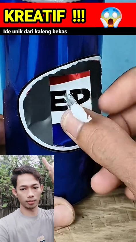 KHATy ViraL proses mengolah kaleng minuman bekas — temukan domain .club diskon & flanel motif garis materi edukasi terbaik image 4
