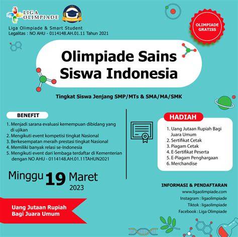 OLIMPIADE SISWA INDONESIA sekarang paling pas pelayanan terbaik hasil maksimal image 2