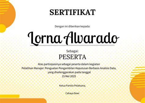 Semarang Barat lihat sertifikat peserta film bugil Korea dan domino kuning chip 1m inspirasi kreatif terbaru image 3