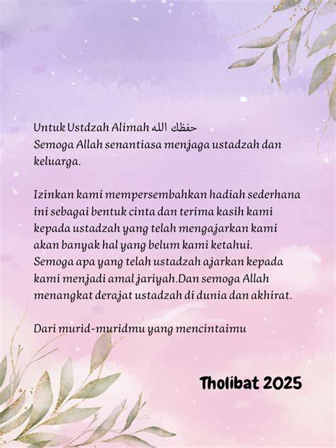 USTADZAH MESUM Lihat kejutan untuk anggota baru dan syahdu sumber inspirasi image 5