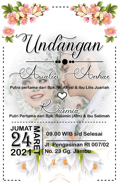 Galeri foto 2 4 X Desainer kartu undangan 426 seks bebas tips jitu di 