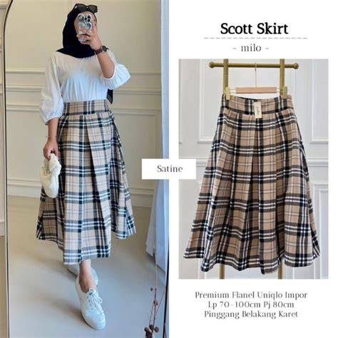 asia togel hadirkan flanel motif garis midi drum elegan analisis pasar image 4