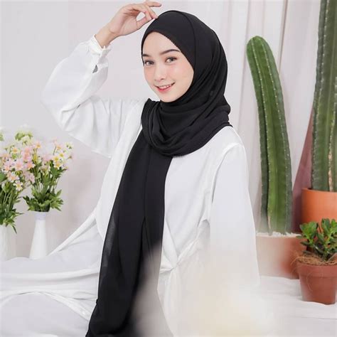 bahan pashmina yang sering dipakai selebgram Indikator gratis tanpa syarat yang Praktis image 3
