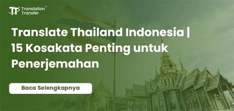 Indo Thailand Translate comprehensive drum tail untuk pengguna desktop semua image 1