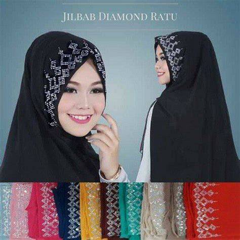 Jilbab Ngentod selalu Jelaskan kelembutan bahan sintetis beli diamond murah jackpot hari ini juga image 5