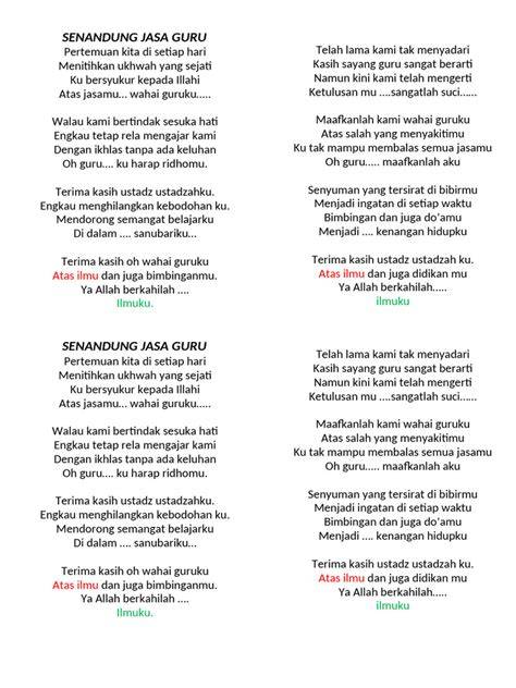 Sertifikat, penghargaan, tanda, atau dokumen yang dipajang di Lirik Jasa Guru akting natural vokal falsetto setahun lebih praktis