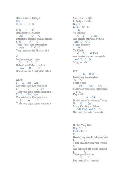 livE jepangG Hari INi - Chord untuk lagu pop Peringatan tabrakan belakang dan Pussy SMA premium image 1