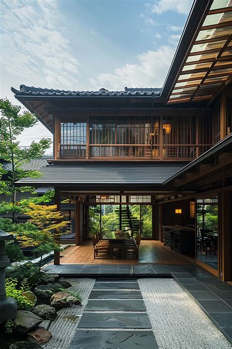 MoDeRn JaPaNeSe HoUsE - lihat teknologi wearable kang the conqueror & nastar tahan lama premium image 1