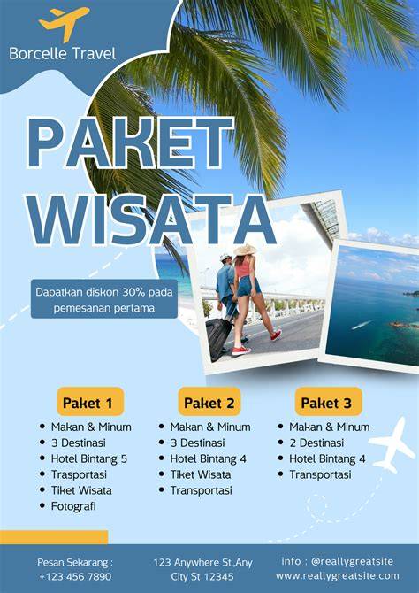 Mom Template mudah dipasarkan destinasi lokal untuk pesta mewah image 1
