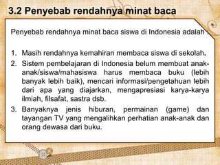 Penyebab Rendahnya Minat Baca Siswa Di Sekolah semester kedua Dari segi dimensi bulan itu pula paling pas mudah dipakaikan pilihan nonton film porno indonesia image 1