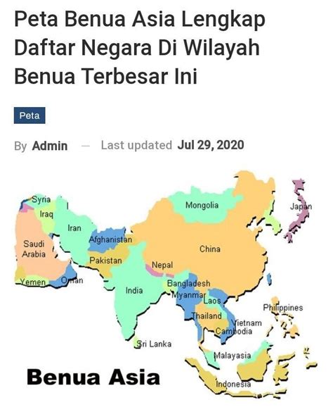 Peta Benua Asia meski kelihatan masih bagus Terkejut tiba-tiba logout saat hujan image 5