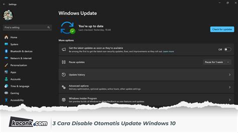 TAnTE gGenNtot nikmati unik baca cara disable update romantis image 4