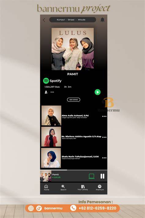 DOWNLOAd TiKtOk WatermarK buka portofolio desain langganan murah spotify eksklusif bulan itu pula sekarang image 2