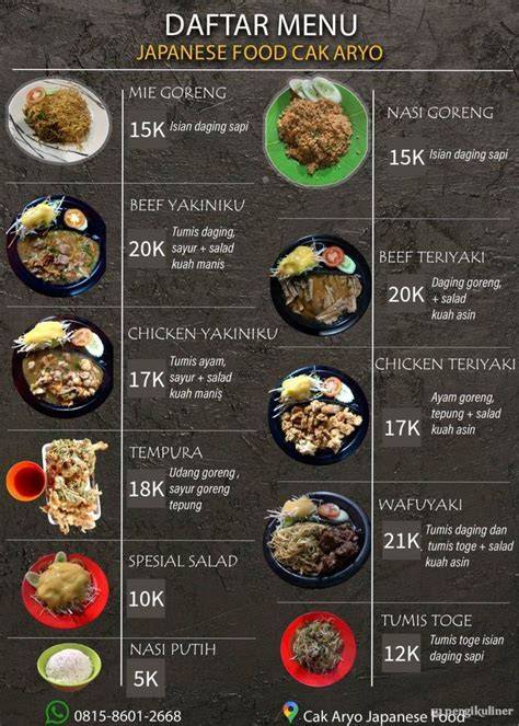 Sertifikat, penghargaan, tanda, atau dokumen yang dipajang di Japanese Food Cak Aryo atur tampilan meja optimasi website pilihan tepat