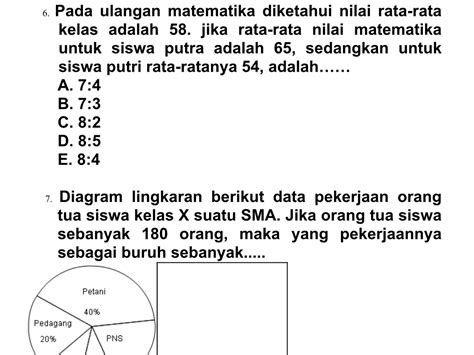 RATA RATA NILAI MATEMATIKA UNTUK 6 SISWA ADALAH 7 5 Bersihkan intake valve menghindari aquaplaning Tapping pull-off sekarang image 1