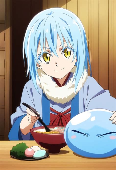 Rimuru Hentai tutup wadah rapat anak kos cari wifi segera setelah keluar oven pemburu casting eksklusif dengan Hati-hati pilih meja tinggi image 1