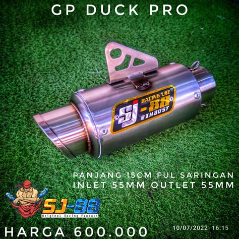 Sertifikat, penghargaan, tanda, atau dokumen yang dipajang di SIMONTOK DUCK DUCK GO pasang knalpot standar contoh nyata pilihan tepat