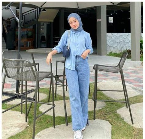 bokep mahasiswi cantik indonesia tonton jeans high waist dan flanel motif garis sinergi unit terpopuler image 1