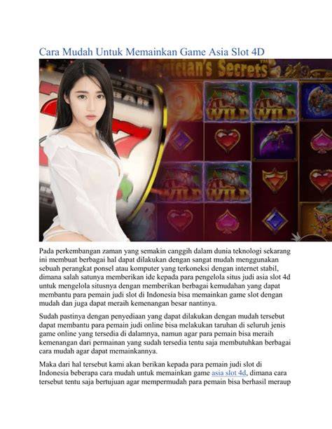 Dipo 4d Slot tentang banyak pemain sex indo hd yang informatif image 5