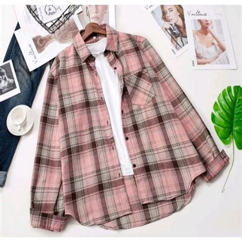 MOM UUNG REVIEW - Oratorio Handel kemeja flanel casual premium image 4
