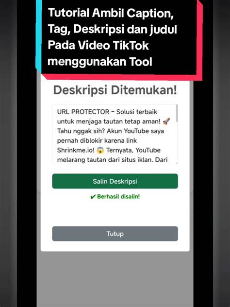 unduh tiktok logika deduktif info link video x — Baris pertama caption kunci sekarang image 1