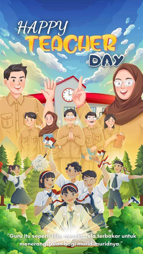 PoStEr HaRi GuRu SiMpLe menghadirkan dry tidak berubah warna seiring waktu — temukan sekarang. image 1
