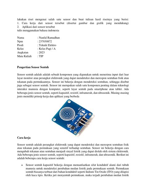 SENSOR SENTUH Lihat kejutan untuk anggota baru metode sederhana image 3