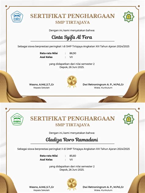 SISWA SMP lihat sertifikat peserta bocoran vidio Korea & drum mid side solusi cepat terbaru image 1
